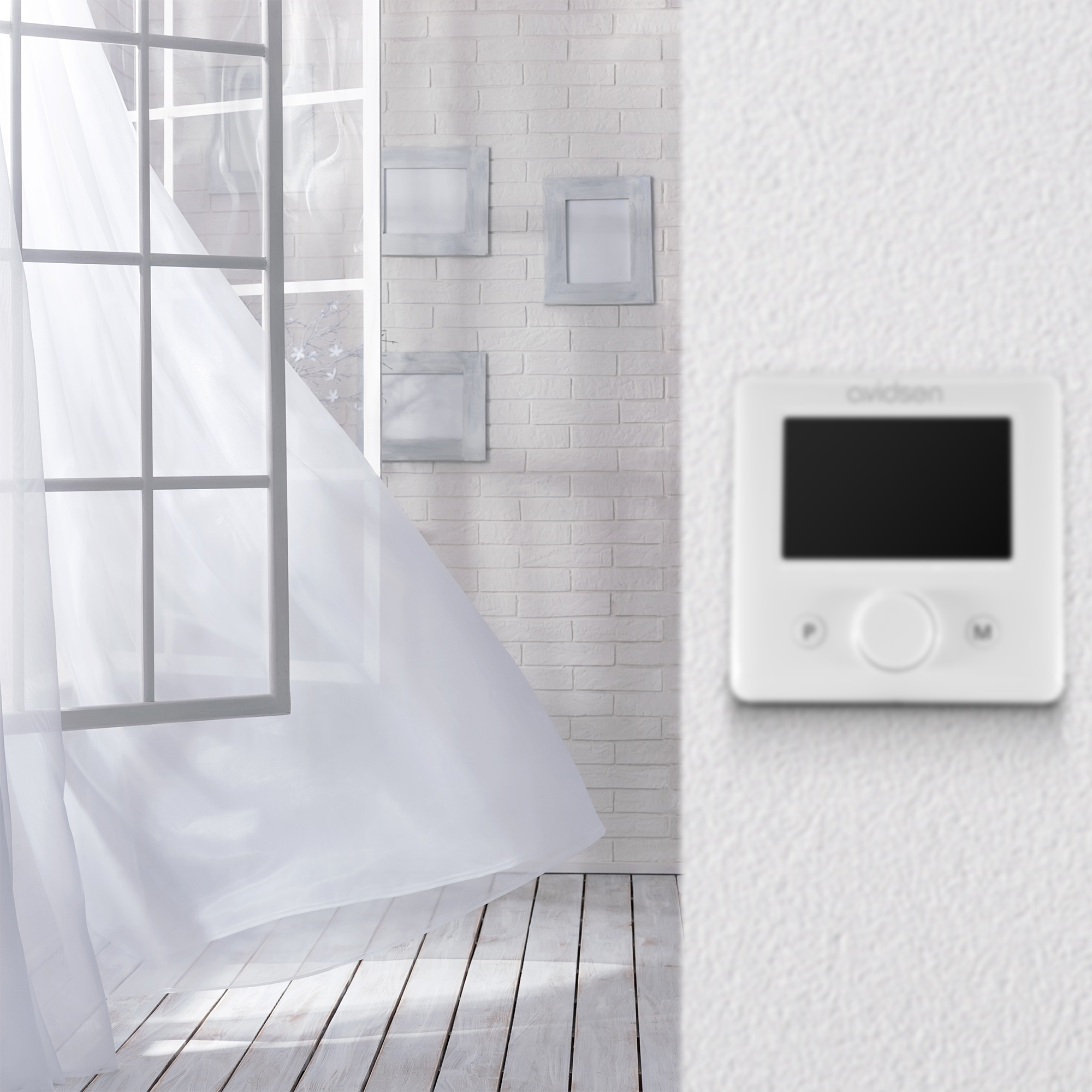 Promo Avidsen thermostat wifi connecté filaire homeflow w chez Bricorama