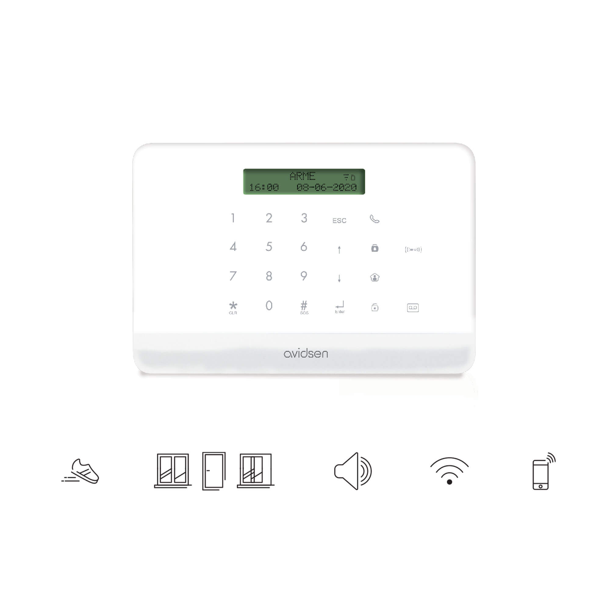 Kit Alarme EXPERT – Système d'alarme sans fil pour garages,box