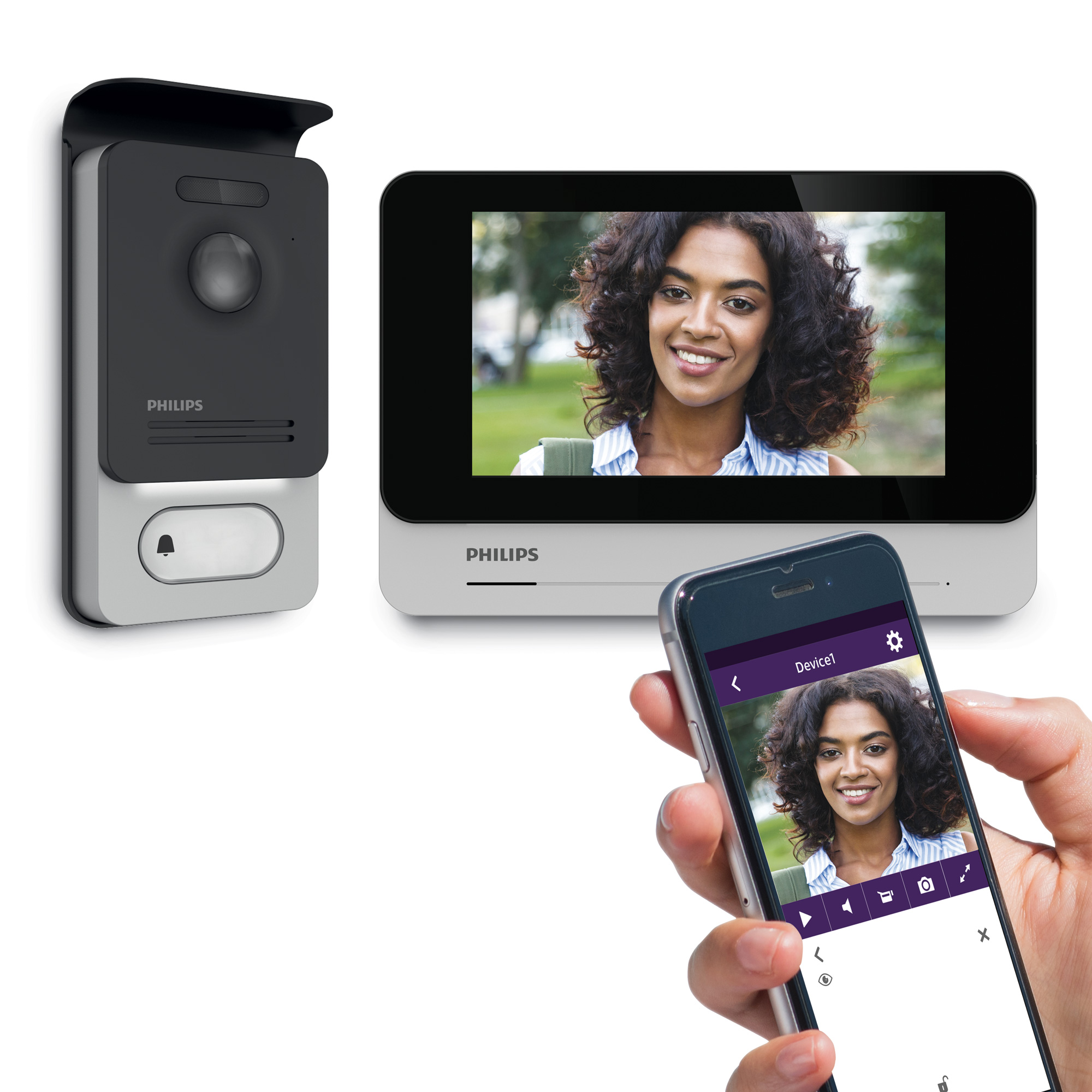 Interphone vidéo connecté - Automatisme et domotique