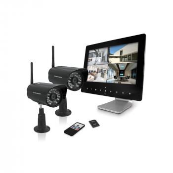 Caméra IP Extérieure Surveillance Maison HA-8404 Alarme Système Sécurité  Protection Vision de Nuit Enregistrement Ethernet Wi-Fi