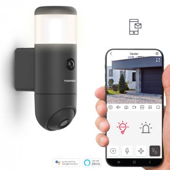 Caméra de Surveillance Extérieure - Vision Nocturne - WiFi ou Filaire -  Avec Application Smart Home - Étanche (HWC401)
