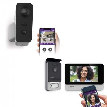 Universal - WIFI faible consommation d'énergie vidéo sonnettes  intelligentes(blanche) - Sonnette et visiophone connecté - Rue du Commerce