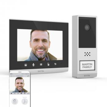 Sonnette caméra WiFi - Portier vidéo sans fils - Hd Protech