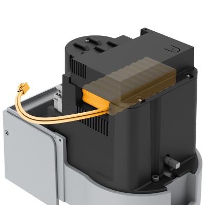 Batterie de secours Extel mise en situation