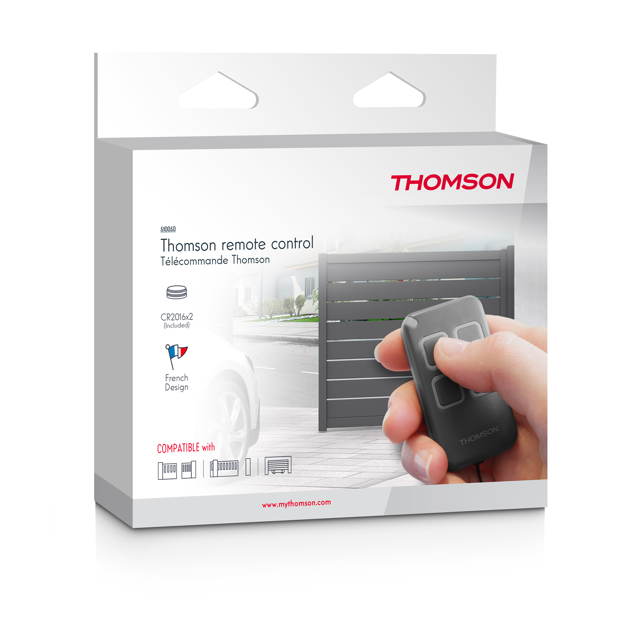 Thomson - Télécommande pour motorisation de portail et porte de