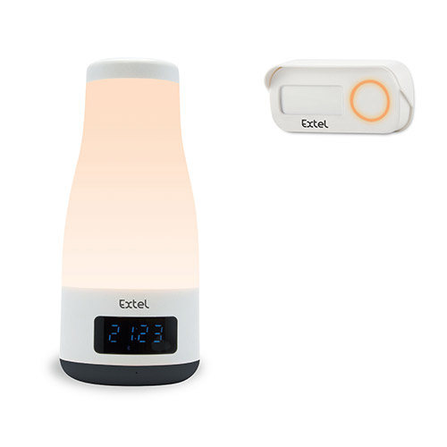 Extel Sonnette sans fil Mood avec enceinte bluetooth lampe intégrée - 083701 Produit Neuf